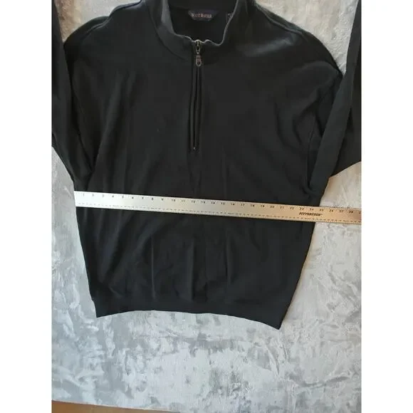 Scott Barber Black Heavyweight Cotton Long Sleeve Shirt Men's XXL - Picture 3 of 6